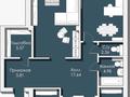 3-бөлмелі пәтер · 134.26 м² · 5/9 қабат, Нұрсая ш/а., Елорда 19а, бағасы: 60 млн ₸ в Атырау, мкр Нурсая