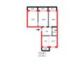 3-комнатная квартира · 80.8 м² · 3/5 этаж, мкр Михайловка , Касыма Аманжолова 59 за 35 млн ₸ в Караганде, Казыбек би р-н — фото 22