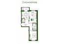 2-бөлмелі пәтер · 68.68 м², Е-779 32/1, бағасы: ~ 39.9 млн ₸ в Астане, Есильский р-н — фото 3