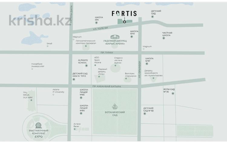 1-бөлмелі пәтер · 34.92 м² · 14/14 қабат, Пересечение ул. Калдаякова и ул. Жургенова, бағасы: ~ 19.8 млн ₸ в Астане, Сарайшык р-н — фото 3