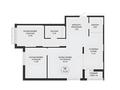 3-комнатная квартира · 75.87 м² · 6/9 этаж, Пересечение ул. Калдаякова и ул. Жургенова — БЕЗ КОМИССИИ за ~ 42.2 млн ₸ в Астане, Сарайшык р-н — фото 5