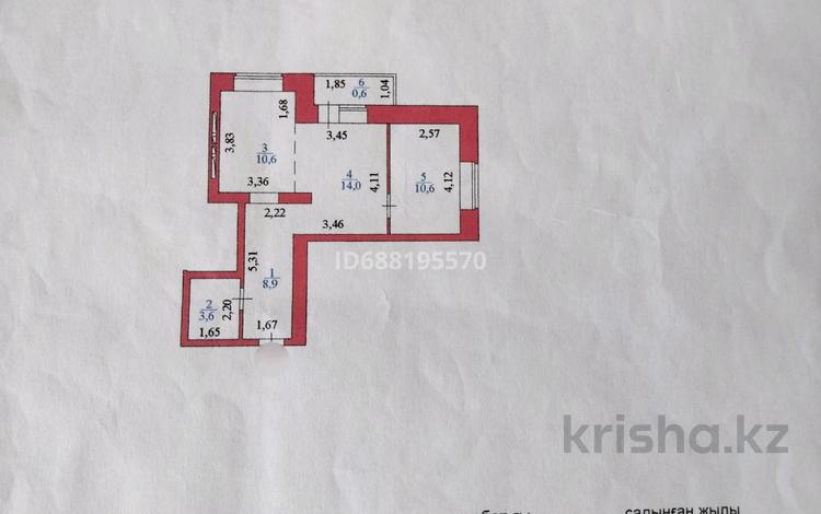 2-комнатная квартира · 48.3 м² · 1/5 этаж, Армандастар 2/4 за 24 млн ₸ в Астане, Алматы р-н — фото 2