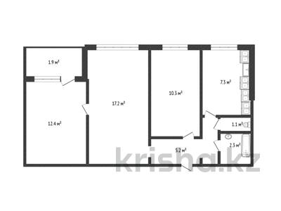 3-комнатная квартира · 57.7 м² · 7/9 этаж, Машхур Жусупа 25 за 25.5 млн ₸ в Павлодаре