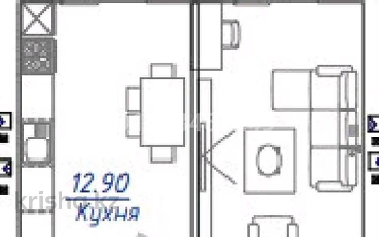 1-комнатная квартира · 43.9 м² · 3/12 этаж, Жумекен Нажимеденов 38 за 22 млн ₸ в Астане — фото 4