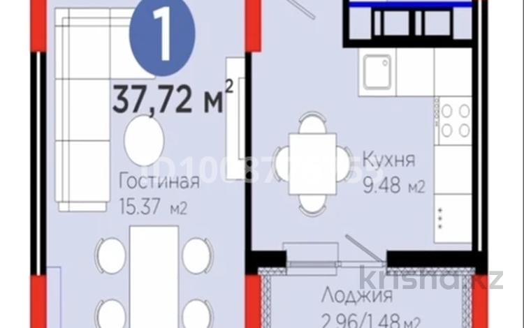 1-бөлмелі пәтер · 38 м² · 10/12 қабат, Улы Дала 14 — Улы дала -айтматова, бағасы: 25.8 млн ₸ в Астане, Нура р-н — фото 2
