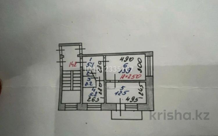 2-комнатная квартира · 40.7 м² · 5/5 этаж, Энергетиков — На 19 мкр. за 11.5 млн ₸ в Экибастузе — фото 2