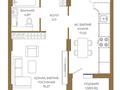1-бөлмелі пәтер · 47.85 м² · 3/18 қабат, Достык, бағасы: ~ 37.8 млн ₸ в Астане — фото 2