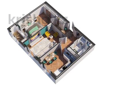 2-бөлмелі пәтер · 59.2 м² · 8/10 қабат, Каныша Сатпаева 82/9, бағасы: ~ 28.1 млн ₸ в Усть-Каменогорске