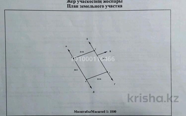 Участок · 6 соток, Новостройка-1 за 14 млн 〒 в Алматинской обл., Талгарский р-н — фото 2