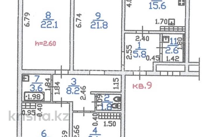 4-комнатная квартира · 108 м² · 3/5 этаж, мкр Саялы 59 за 70 млн ₸ в Алматы, Алатауский р-н — фото 2