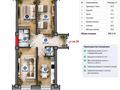 3-комнатная квартира · 101 м² · 4/9 этаж, Есенберлина 94 за 53 млн ₸ в Усть-Каменогорске