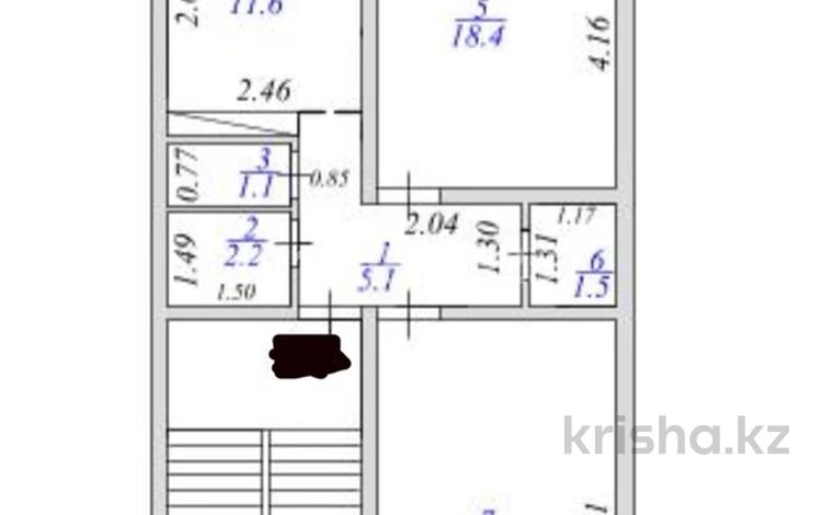 2-бөлмелі пәтер · 56.5 м² · 3/5 қабат, 12-й мкр 17, бағасы: 15 млн ₸ в Актау — фото 2