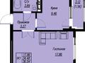 1-комнатная квартира · 36.6 м² · 9/9 этаж, Е496 — Возле больница УДП за 29 млн ₸ в Астане, Есильский р-н