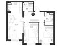 2-комнатная квартира · 72.6 м², Байдибек би стр. 127/7 за ~ 33 млн 〒 в Шымкенте, Абайский р-н — фото 3