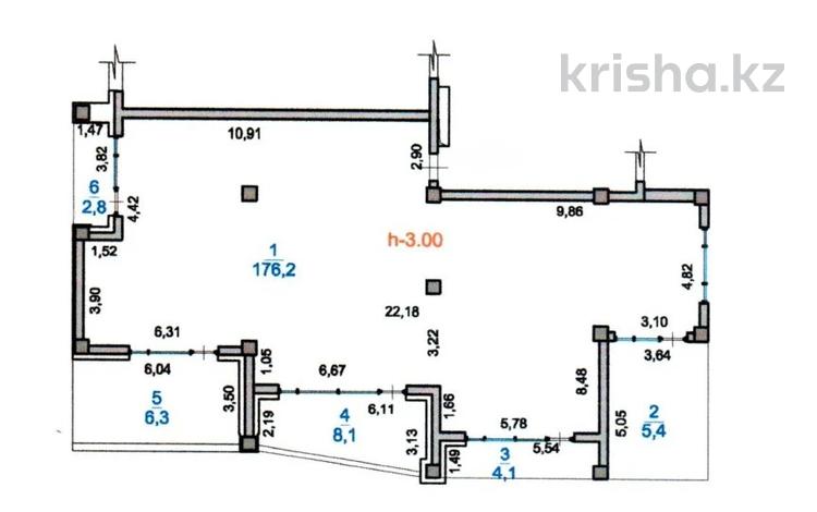 4-комнатная квартира · 202.9 м² · 1/3 этаж, мкр Тау Самал, Оспанова 14 за 335 млн ₸ в Алматы, Медеуский р-н — фото 2
