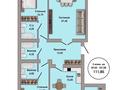 3-бөлмелі пәтер · 111.85 м², Наурызбай Батыра 138, бағасы: ~ 49.8 млн ₸ в Кокшетау — фото 4