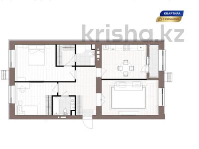 3-бөлмелі пәтер · 88.3 м² · 5/9 қабат, Шафика Чокина 4 — багланова, бағасы: 75 млн 〒 в Астане, Нура р-н