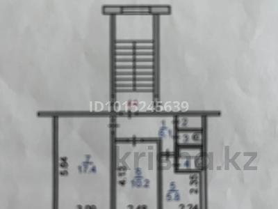 2-бөлмелі пәтер · 44.7 м² · 5/5 қабат, 1-ші шағым аудан, Ворошилова 50 — КЖБИ, бағасы: 17.5 млн ₸ в Костанае, 1-й микрорайон