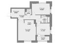 3-комнатная квартира · 75 м² · 3/12 этаж, Мухамедханова 4Б за 73.5 млн ₸ в Астане, Нура р-н — фото 21