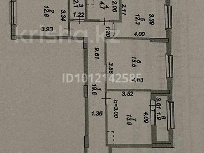 3-комнатная квартира · 85.8 м² · 11/12 этаж, ул. Жубана Молдагалиева 5 за 60 млн ₸ в Астане, Есильский р-н