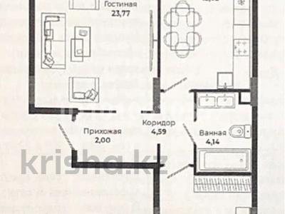 2-комнатная квартира · 64 м² · 2 этаж, Сыганак 28 за 45 млн 〒 в Астане, Нура р-н