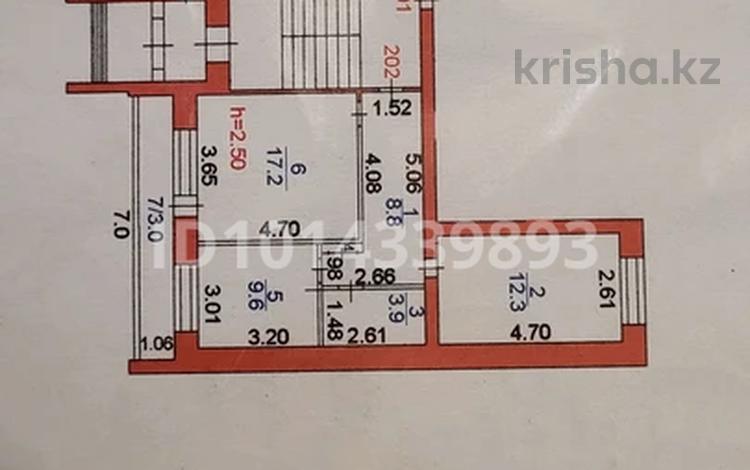 2-комнатная квартира · 55.1 м² · 1/9 этаж, Пр. Республики 4 за 18.5 млн ₸ в Караганде — фото 9