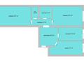 3-комнатная квартира · 116.6 м² · 1/9 этаж, 6-й микрорайон 3А за 43 млн ₸ в Костанае — фото 2