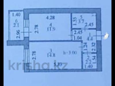 1-комнатная квартира, 39.1 м², 3/12 этаж, ​Чингиз Айтматов 62/2 за 14.5 млн 〒 в Астане, Нура р-н