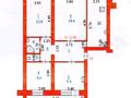 4-комнатная квартира · 89 м² · 6/6 этаж, Братьев Жубановых 200 за 20 млн ₸ в Актобе — фото 10