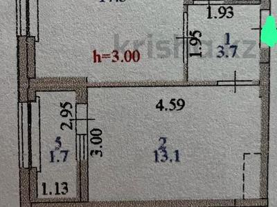 1-комнатная квартира, 40.4 м², 6/9 этаж, Ш. Калдаяков 23 за 18.2 млн 〒 в Астане, Алматы р-н