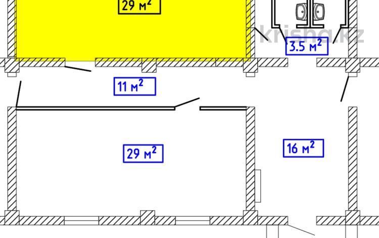 Офисы, магазины и бутики, кабинеты и рабочие места · 29 м² за 150 000 ₸ в Алматы, Турксибский р-н — фото 2