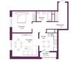 2-бөлмелі пәтер · 61.3 м², Мангилик Ел 74, бағасы: ~ 30.1 млн ₸ в Астане, Есильский р-н — фото 3
