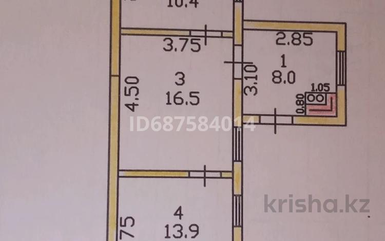 Отдельный дом · 2 комнаты · 48.8 м² · 4 сот., Жамакаева 10 — Фрунзе, Репина, Валиханова за 15 млн ₸ в Семее — фото 2