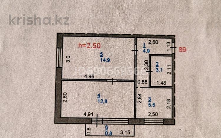 2-комнатная квартира, 42 м², 3/5 этаж, Гагарина 40/1 — ПГУ за 15 млн 〒 в Павлодаре — фото 2