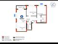3-бөлмелі пәтер · 70 м² · 3/9 қабат, Шәмші Қалдаяқова 17, бағасы: 65.5 млн ₸ в Астане, Сарайшык р-н — фото 4
