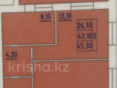2-комнатная квартира, 45.3 м², 6/9 этаж, Калдаяков 26 за 12.5 млн 〒 в Астане, Алматы р-н