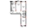 3-комнатная квартира · 82.15 м², Чингиз Айтматов 24/4 за ~ 53.1 млн ₸ в Астане, Нура р-н — фото 3