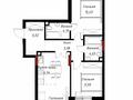 3-бөлмелі пәтер · 71 м² · 2/9 қабат, Ахмет Байтурсынулы 14/1, бағасы: 46 млн ₸ в Астане, Сарайшык р-н — фото 13