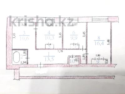 3-комнатная квартира · 68.3 м² · 5/9 этаж, шмидта 9/1 за 30 млн 〒 в Семее