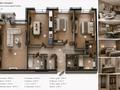 3-бөлмелі пәтер · 130 м² · 4/9 қабат, Мангилик Ел 57, бағасы: 145 млн ₸ в Астане, Есильский р-н — фото 2