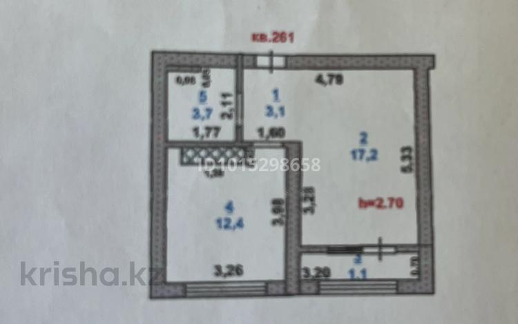 1-бөлмелі пәтер · 37.5 м² · 4/12 қабат, мкр Акжайык, Байдибек Би 113/2, бағасы: 22 млн ₸ в Шымкенте, Абайский р-н — фото 2