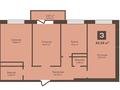 3-комнатная квартира · 85.56 м², Юбилейный за ~ 31.5 млн ₸ в Костанае — фото 3