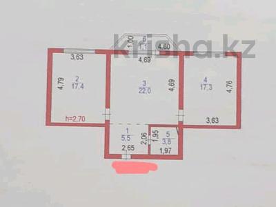 2-бөлмелі пәтер · 67.1 м² · 9/9 қабат, Бауыржан Момышулы 4 — Б. Момышулы - Тауелсиздик, бағасы: 23.9 млн 〒 в Астане, Алматы р-н