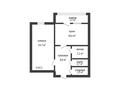 1-бөлмелі пәтер · 47.2 м² · 4/7 қабат, Алтын Орда, бағасы: 17 млн ₸ в Актобе — фото 9