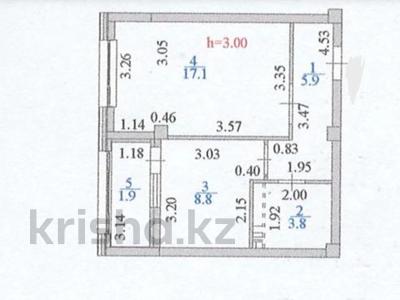 1-комнатная квартира, 38 м², 8/9 этаж, Казыбек Би 9 — Е22 за 18.3 млн 〒 в Астане, Нура р-н