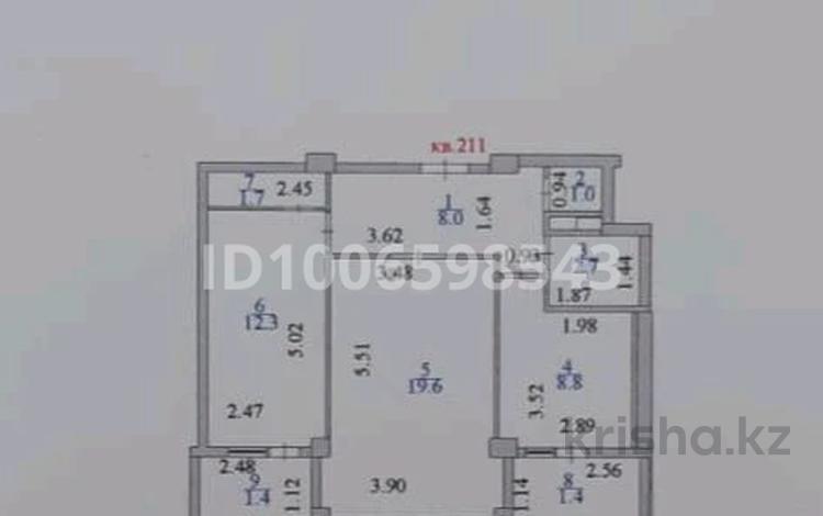 2-комнатная квартира · 57 м² · 6/12 этаж, Сыганак — Е-35 за 30 млн ₸ в Астане, Нура р-н — фото 2