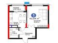 1-комнатная квартира · 42 м² · 5/12 этаж, Турар Рыскулов 22A за 35 млн ₸ в Астане, Есильский р-н — фото 14