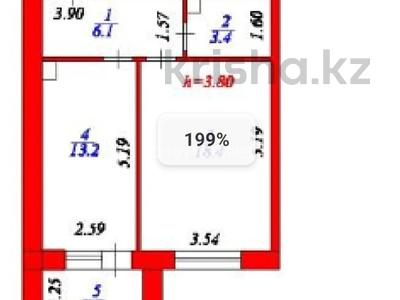 1-комнатная квартира · 42.8 м² · 7/10 этаж, Алихан Бокейхан 7 — Орынбор за 27 млн ₸ в Астане, Есильский р-н