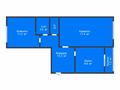2-комнатная квартира · 54.4 м² · 6/6 этаж, Хакимжановой 56 за 18.5 млн ₸ в Костанае — фото 3