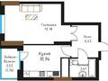 1-комнатная квартира · 42 м² · 11/19 этаж, Байтурсынова — Улы дала за ~ 16 млн ₸ в Астане, Сарайшык р-н — фото 2
